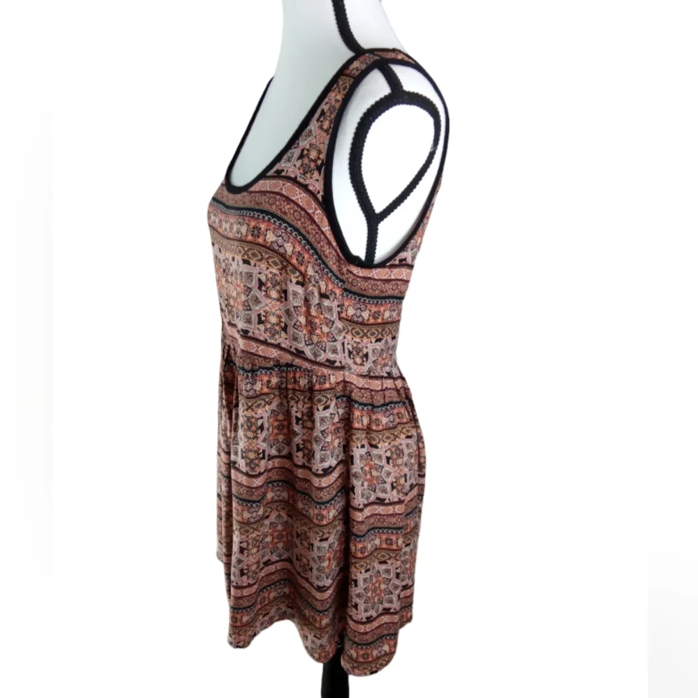 LOVE BY DESIGN XS DRESS GEOMETRIC SHORT LIGHTWEIGHT RAYON - Picture 4 of 6